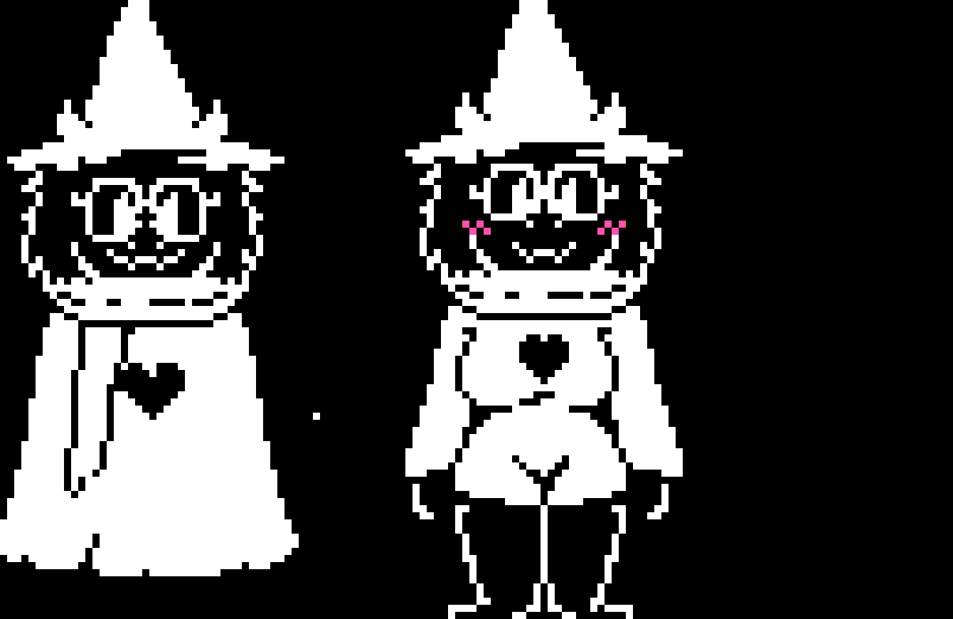 (Cannon Ralsei and Thicc ralsei)
