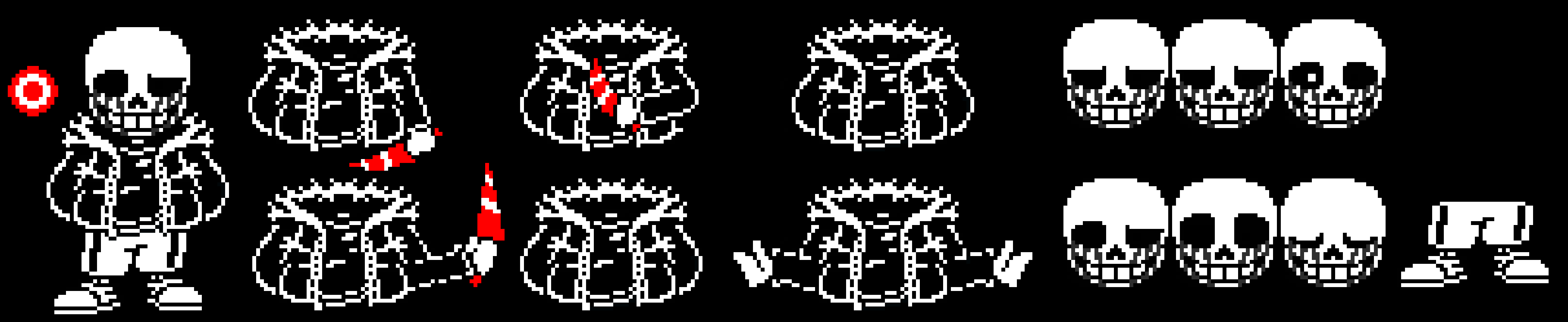 Killer Sans Sprite Sheet