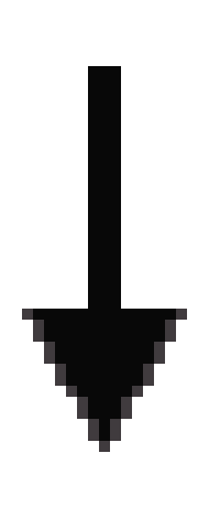 [615db2] down arrow