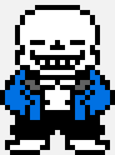 [ae3ebb] UnderTale - Sans sprite sheet