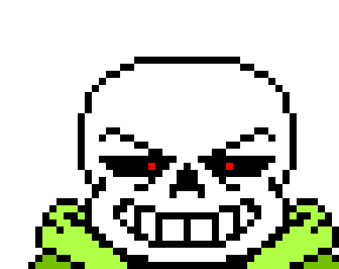 I FUCKING MADE THE PAPYRUS SPRITE! He just edited it for he's au