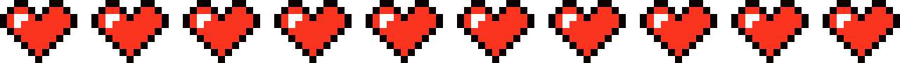 [6761cb] Minecraft health bar. 