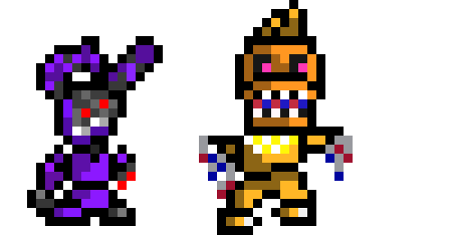 [9664c4] Withered bonnie sprite v3 with chica