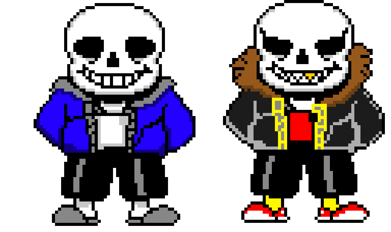 [9664c4] underfell sans and sans (no pupils)