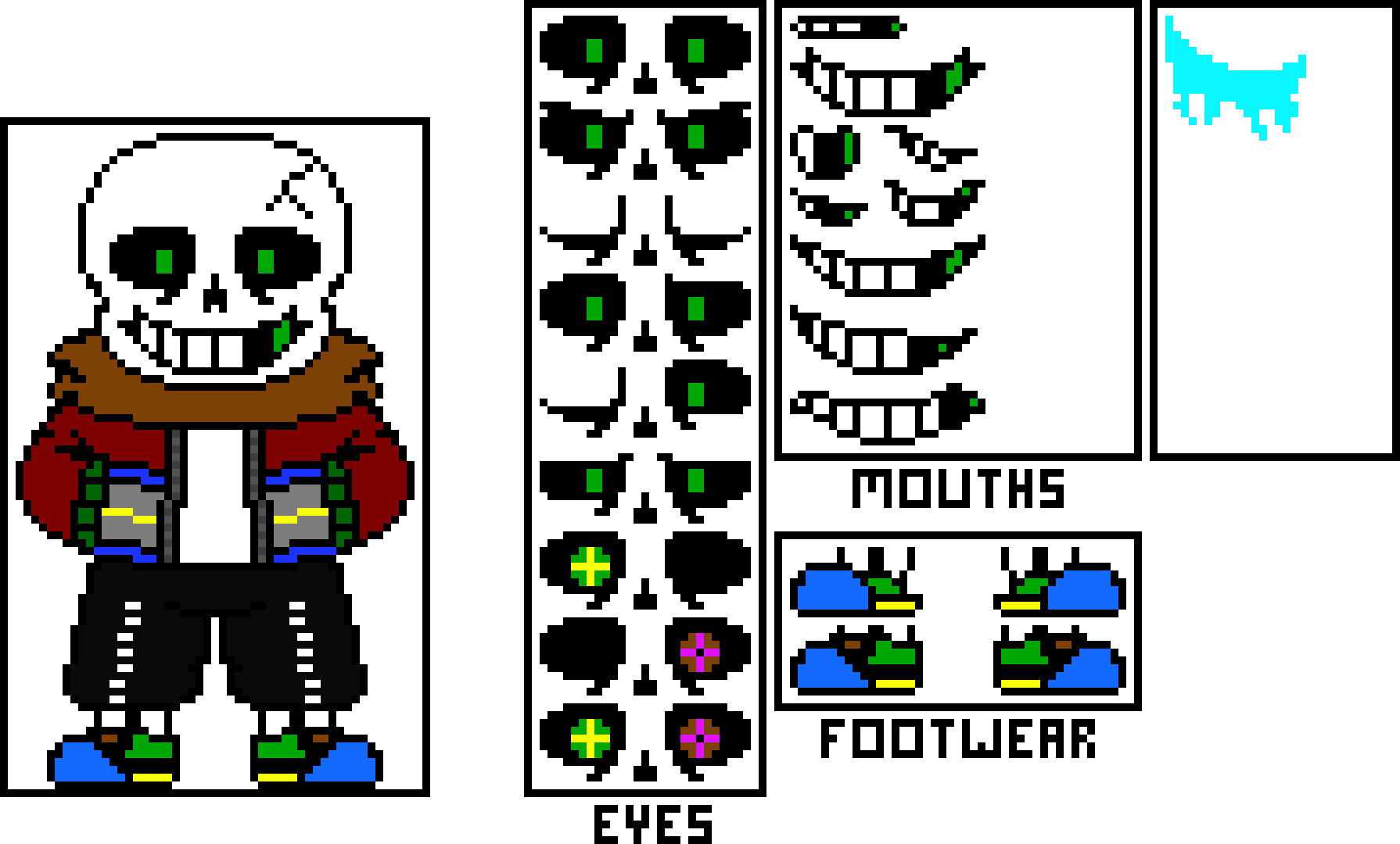 DRYTALE!Sans Sprite -DRY!Sans (cleetus.) (LS!Cleetus) (SUDDEN SCREAMS! Cleetus)