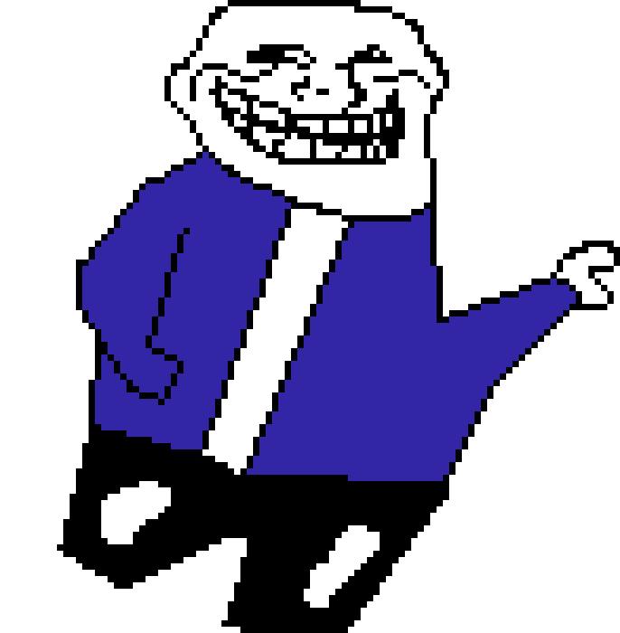 [9664c4] Troll Face sans