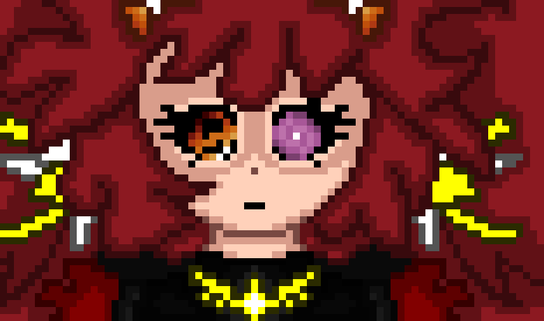 [2d59f9] -she reached her place and disabled her blackhole ability causing the corruption to finally happened ... yet she still doesn't seem to be bothered by it-