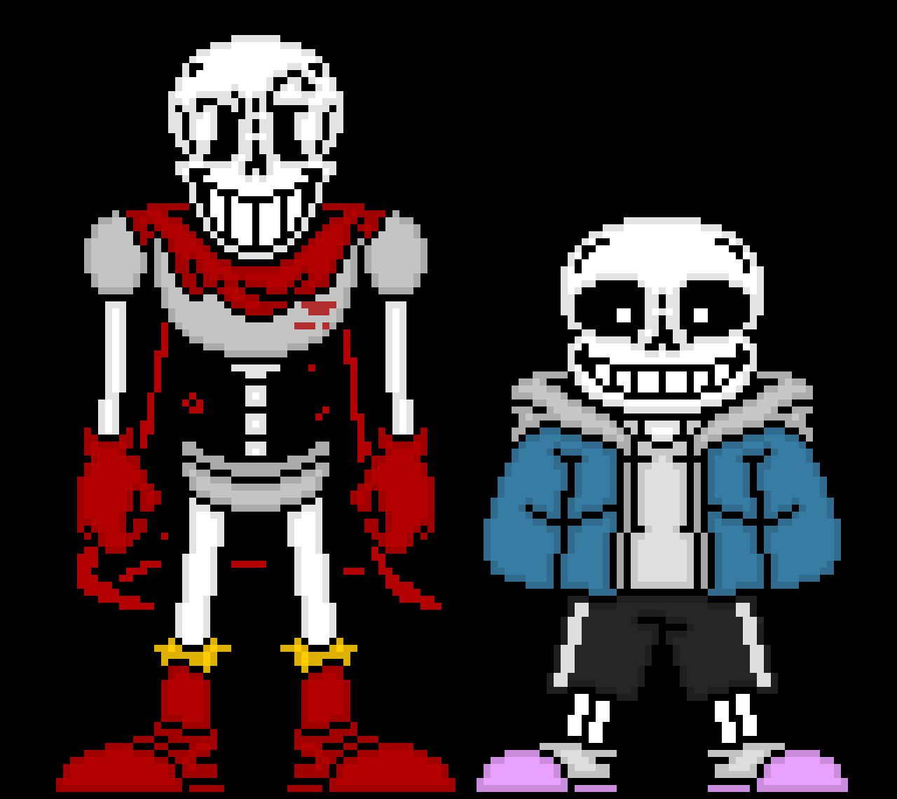 The Skelebros (Helix helped with the Papaya)
