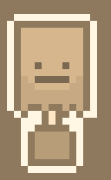 [3dcbc1] Paper-bag head man