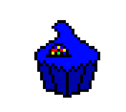 [9664c4] Cupcake-Blueberry