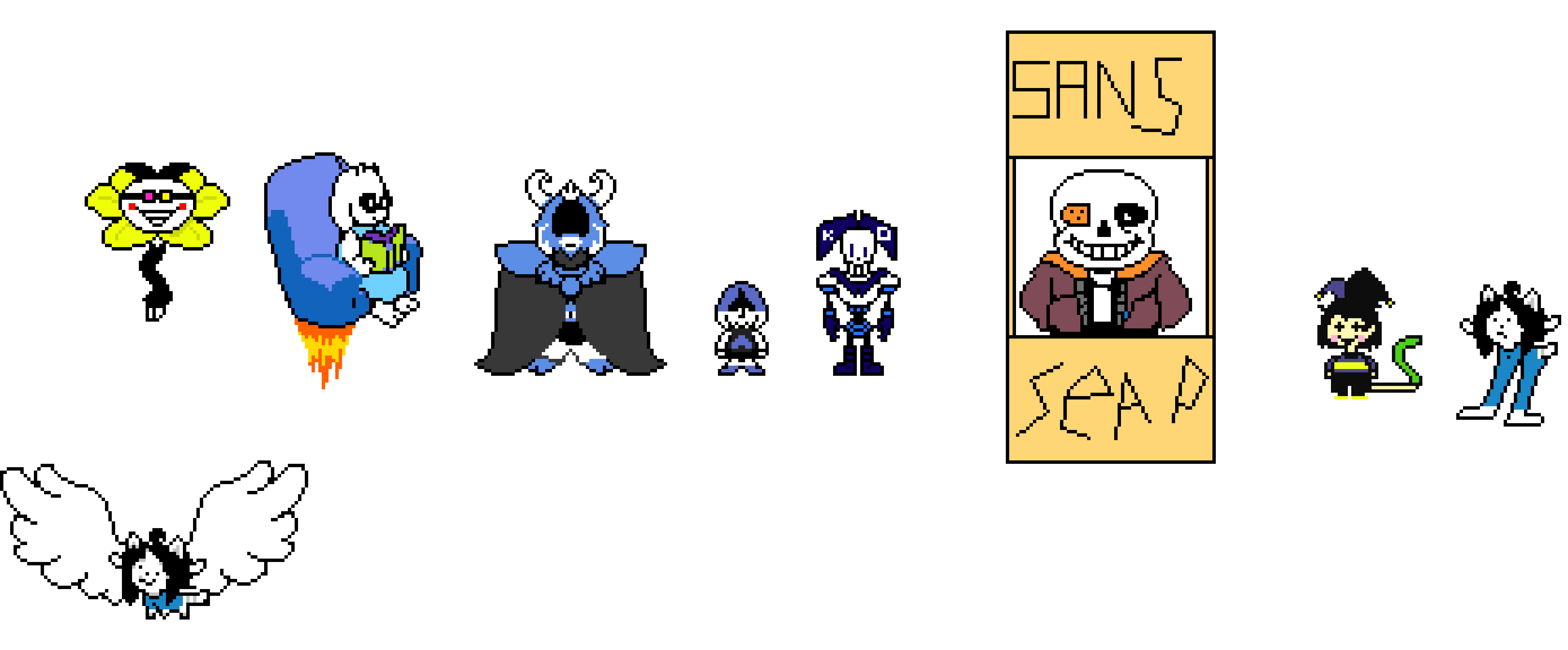 Deltarune au where UT characters take place of darkners