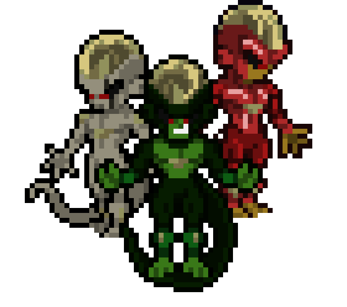 [6c26bc] Breezer (Final, Ruby, and Dark Emerald Forms) - DBZ Frieza Race OC