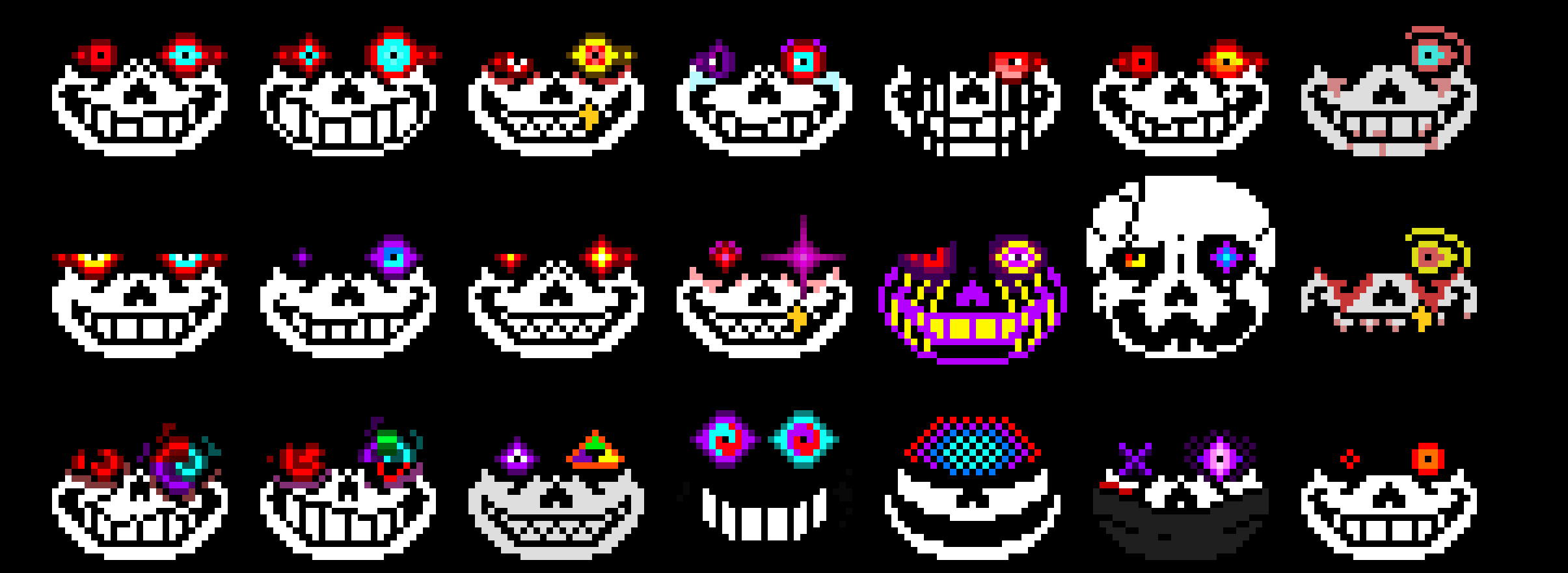 [Dusttale][Dustswap:Dusttrust][Dustfell][Dustswap:dustbelief classic][Kllertale:The fanatic's terror][Echodust][Classic!Dustswapswap][canon!dustswapswap][Revertfell:Dusted][Outerdustfell][Errordust][Ink and blood][Dusttale:unstable][Dustswap:demented dusttrust][Dustswapfell dustcord][Dustdust][Dusttale last genocide phase 3][X-dust]