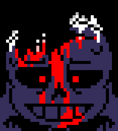 [7ce906] Where is the exit to this damn forest... *(He'd continue looking for the exit, now more tired than before.) -HorrorTale Sans
