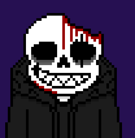 [b63bdb] *sees FT and his Frisk* ...heheh yeah, lets hurt them a little