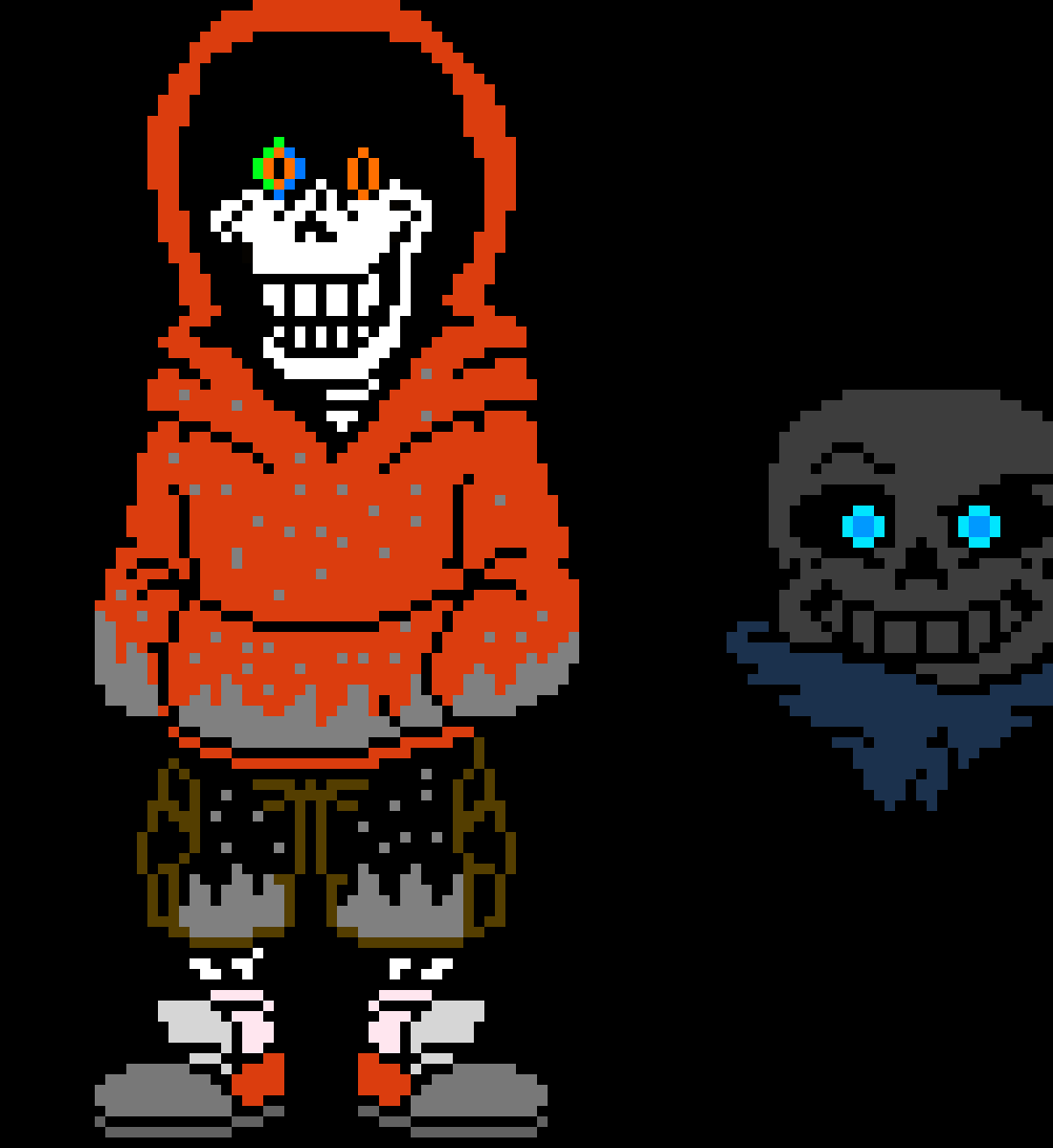 dustswap Sans and Papyrus