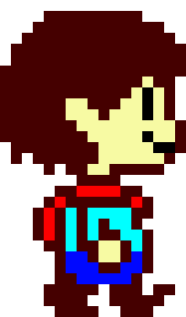 Undertale Me left side walk