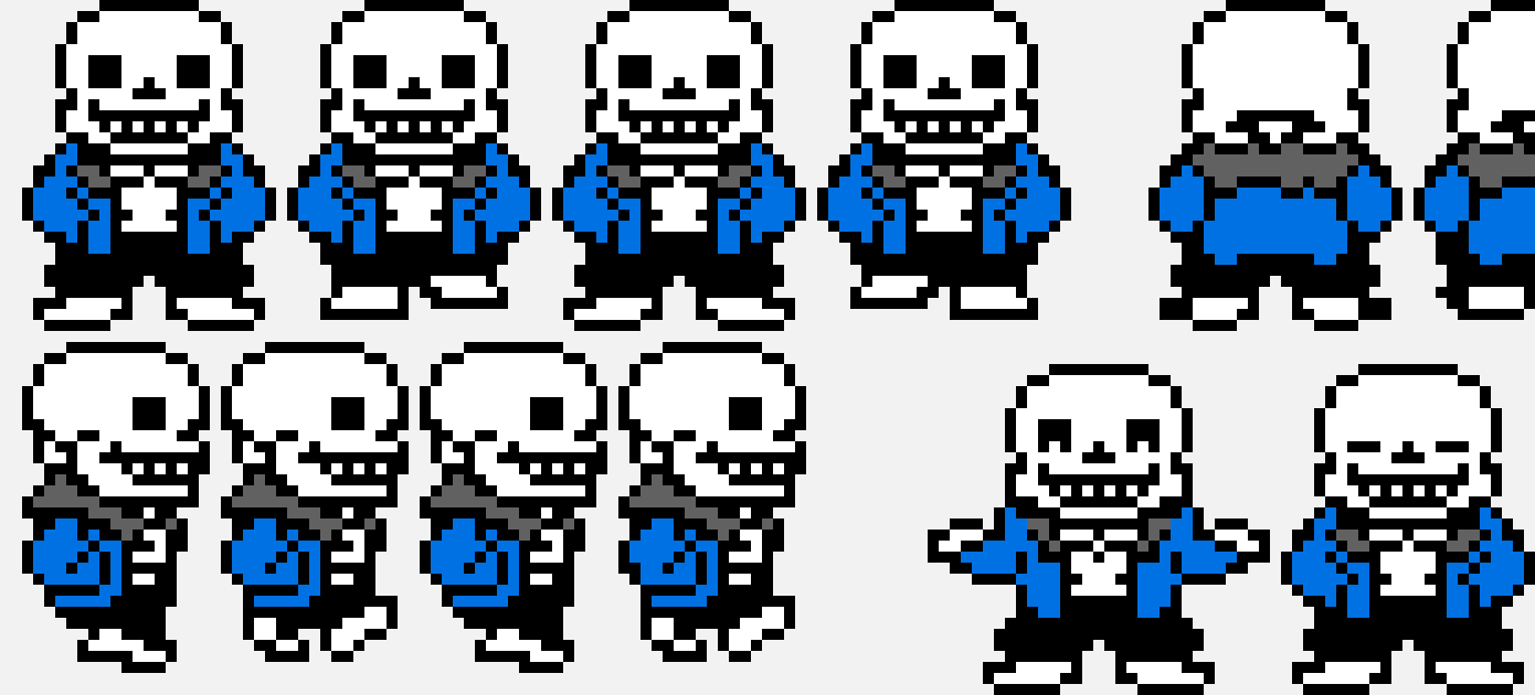 UnderTale - Sans sprite sheet