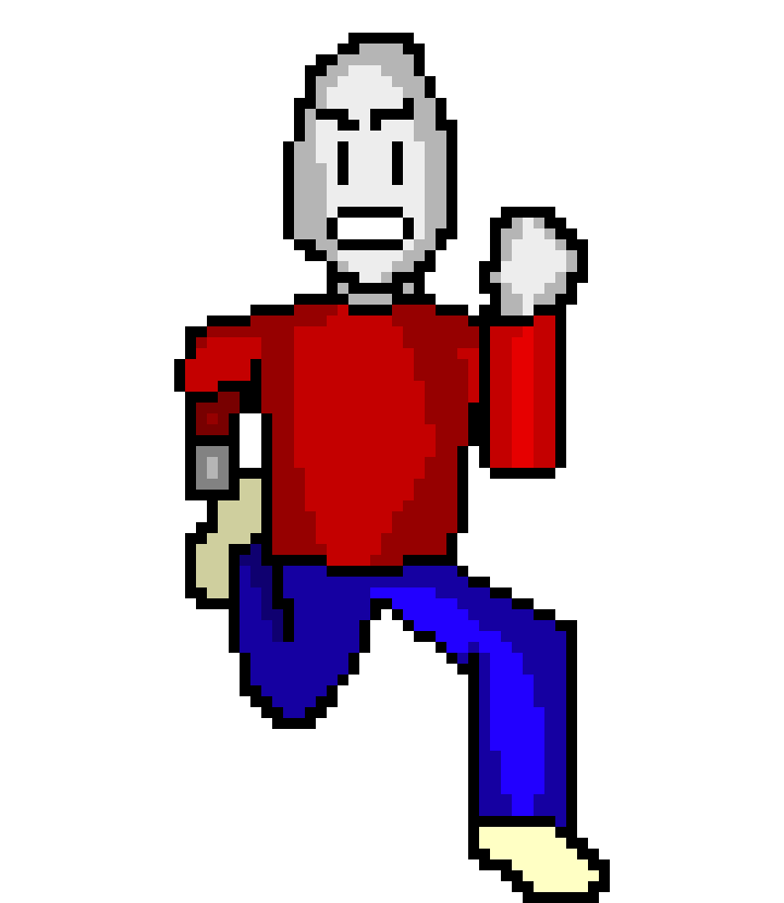 running front