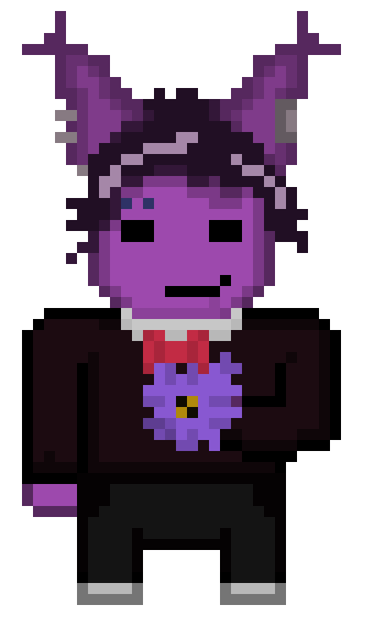 [5450bd] Tommy suit flowers