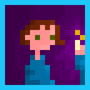 [9664c4] Me holding a candle (ICON)
