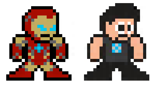 [2bc550] tony stark and iron man