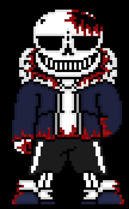 [57dac4] *starts eating Undynes flesh, making his teeth get weird as he makes an axe out of Undynes bones* heheh