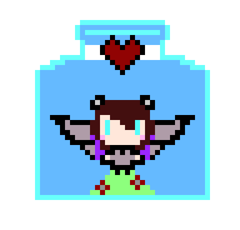 [9664c4] Catgirl with Wings in a Bottle