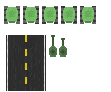 [a5a043] tank animation and road