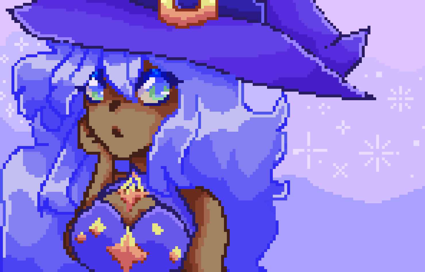 [22b4ef] Witchy Girl