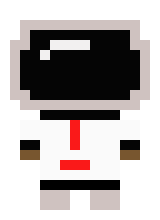 [79fdbb] Pixel astronaut 