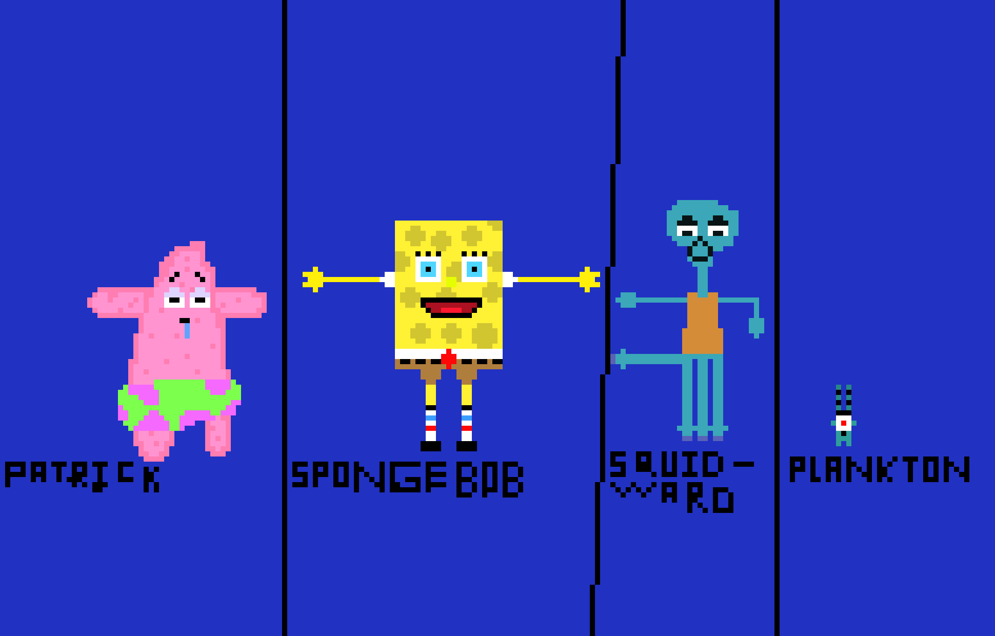 [9664c4] Spongebob Characters