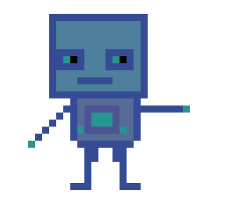 [9664c4] Blue Robot