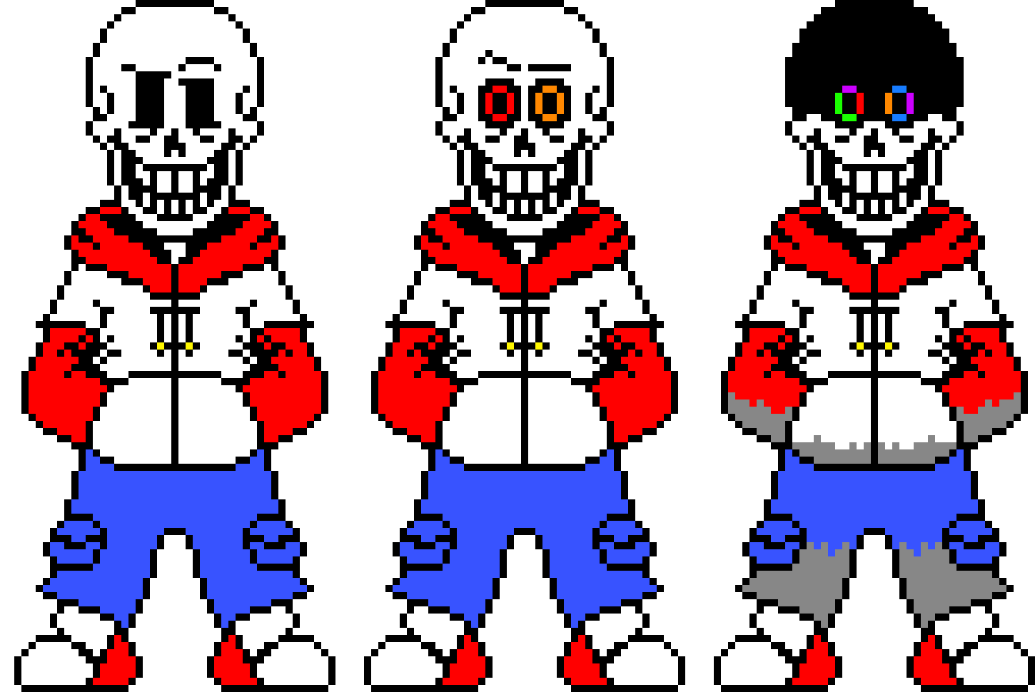 TS! Underswap papyrus sprites