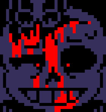 [7ce906] Ow.. I need to stop appearing like thi- *(He'd teleport to another random location.) -HorrorTale Sans
