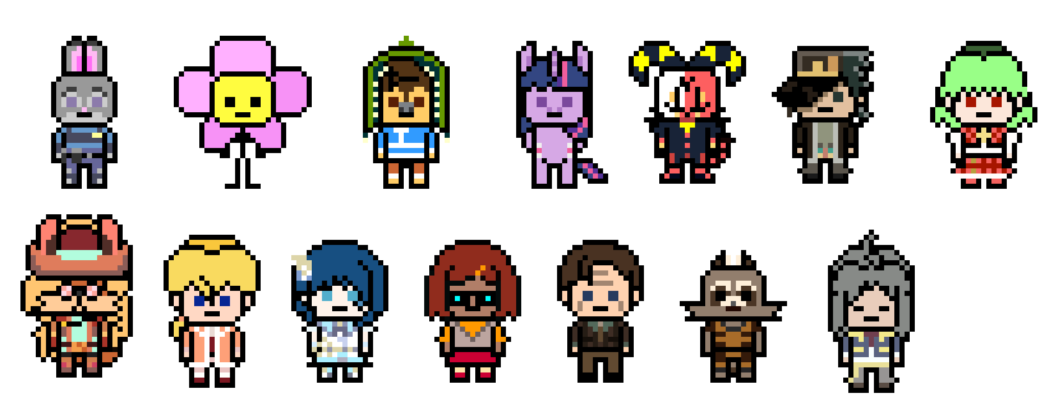 [1bb66c] danganronpa pixel sprite base