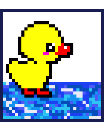 [4ad591] Tracey's Pixel duck