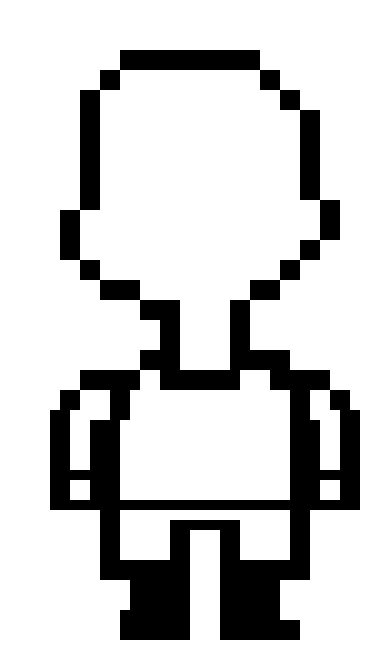 Undertale Human Sprite Template