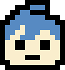 [61c3a2] danganronpa pixel sprite base - Head #10
