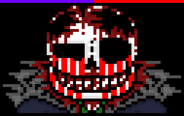 [77b1c1] Is this some sick joke?! *tries to tp to his house but ends up in Multi's room, seeing how obsessed with Terror he is* he really drawn me as some anthropomorphic creature?