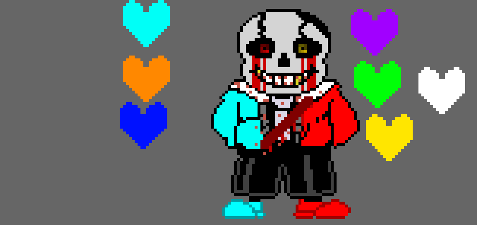 [cc06df] Stabbed Wave! Sans (No AU)