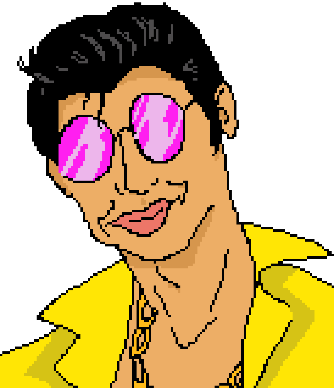 [c0b9c8] the man grins and taps misuti on her nose "you're in the splash zone, baby!" *he laughs*.
