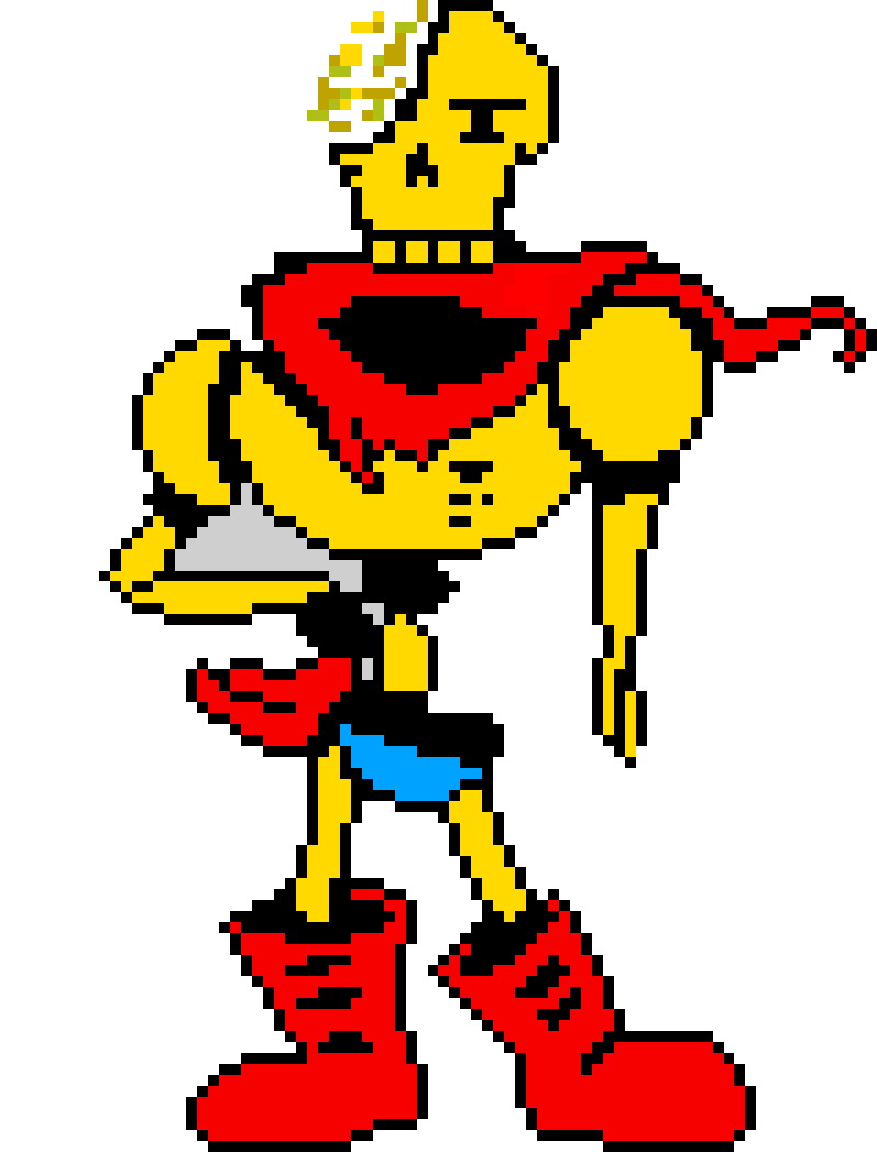 [40be49] Undertale Papyrus sprite