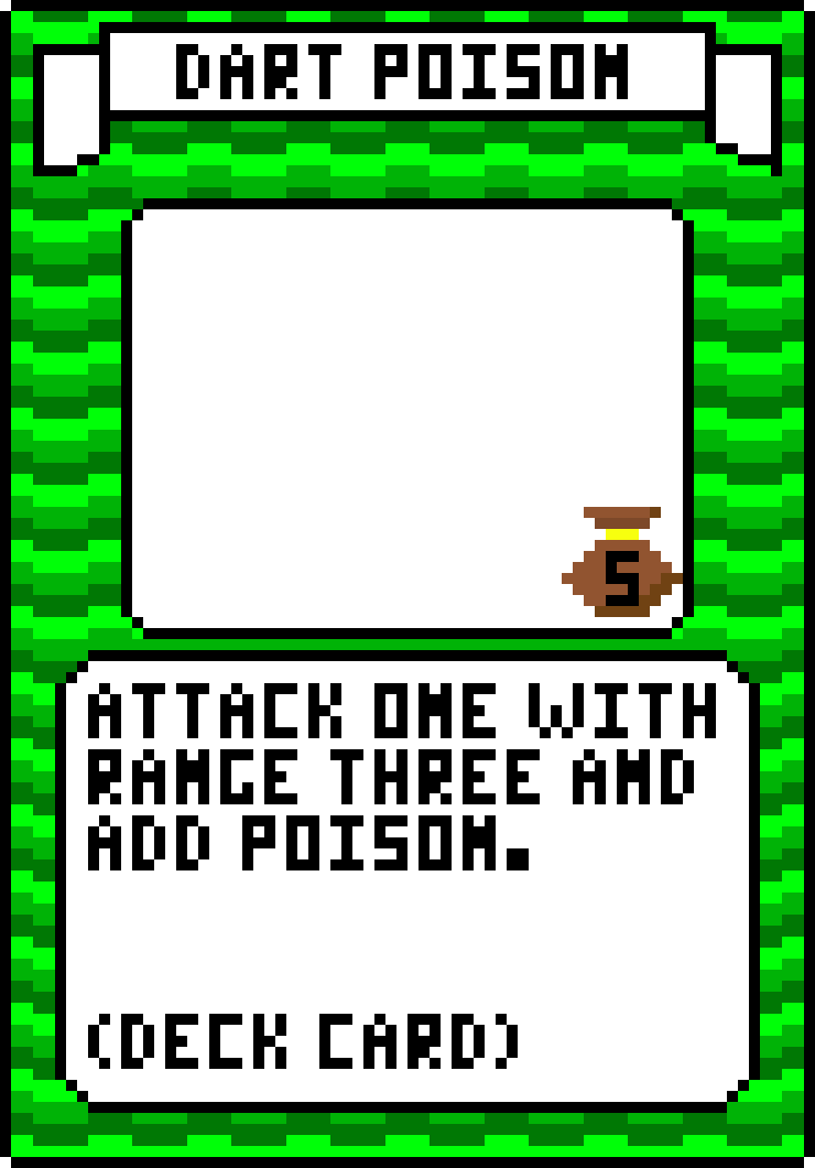 [aca841] Forest Dart Card