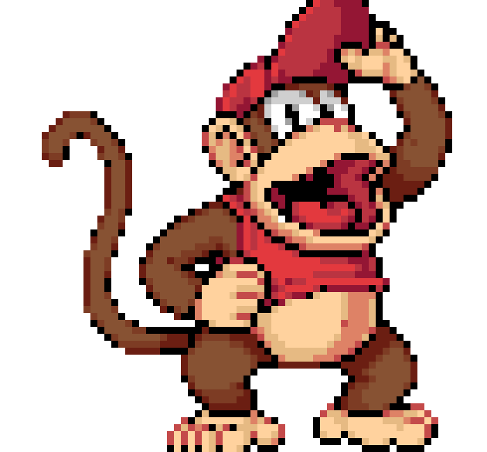 Diddy kong pixel