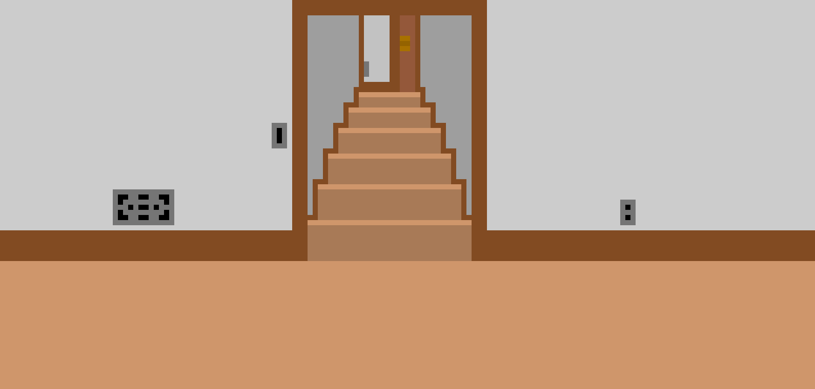 [c7c89d] 1st Floor Hallway Background