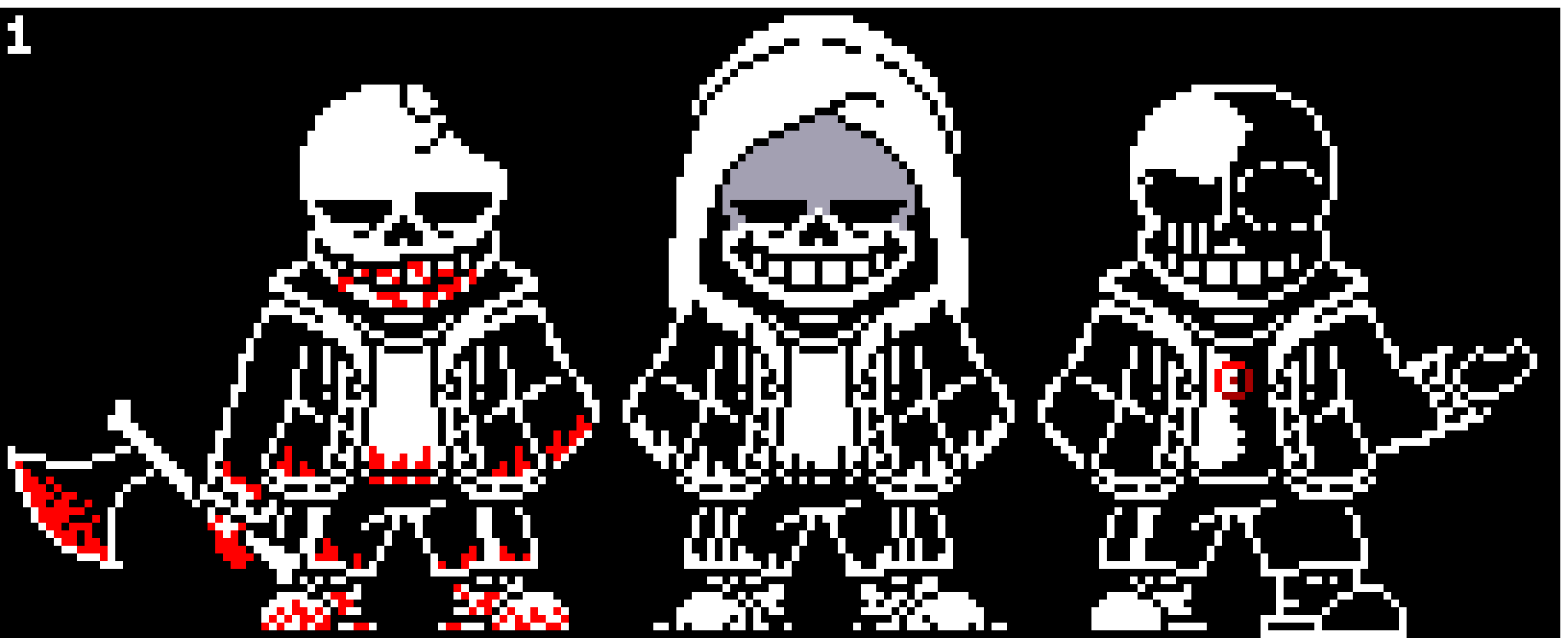[173f8d] Karmatic murder time trio phase 1 emotion sprites