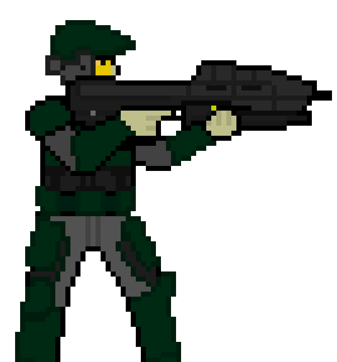 [e36e71] *the soldier gets attacked by Lesser Dog, but he guns them down, but seems confused when Lesser Dog dusts* ???: "what the bloody hell was that thing, and why did it disintegrate like that?" -Pathfinder