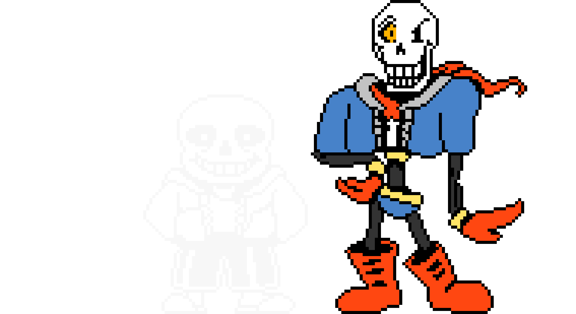 [0b6637] Undertale: The Forgotten End Papyrus Battle Sprite.