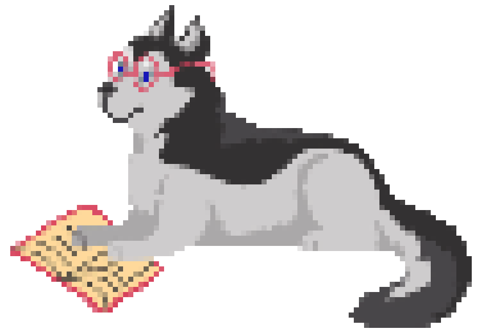 [28d435] Pixel study husky